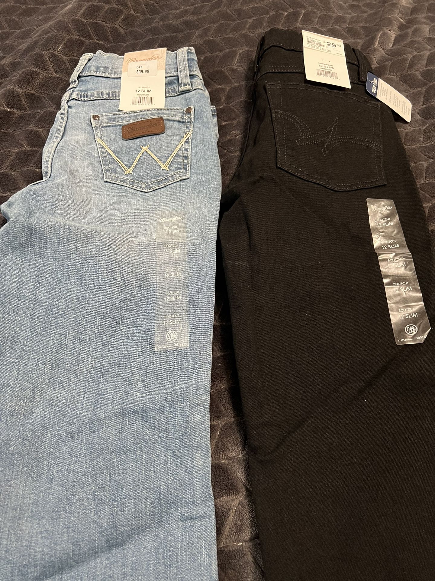 Size 12 Slim Girls Bootcut Jeans