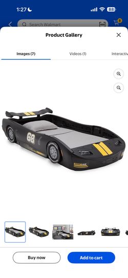 Kids Twin Race Car Bed