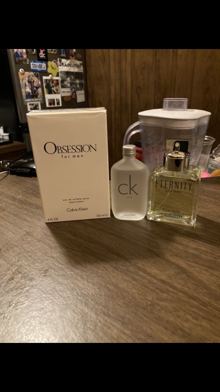 Calvin Klein Men's Colognes Obsession, Eternity, & One