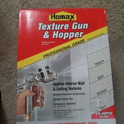 Homax Spray Texture Gun & Hopper NEW