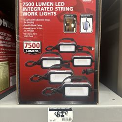 LED Integrated String Work Lights 