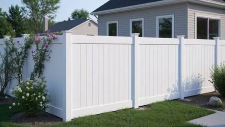 New 6x8 PVC Fence White