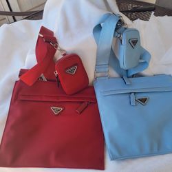 LV, YSL, Prada 