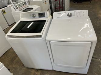 Used Samsung Washer and Gas Dryer Top Load