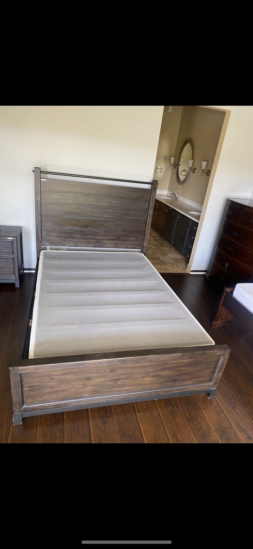 Wood Twin Bed Frame And Box Spring