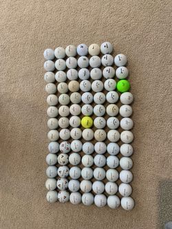 Used cleaned golf balls