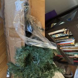 Two Artificial Christmas Trees 