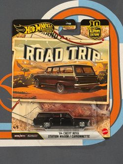 Hot Wheels Premium Car Culture Road Trip ‘64 Chevy Nova Station Wagon Camionnette