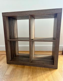 Wood Cube Storage Shelf