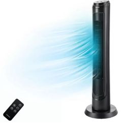 Lensoul Oscillating Tower Fan with Remote Control — 3 Speeds, 3 Modes