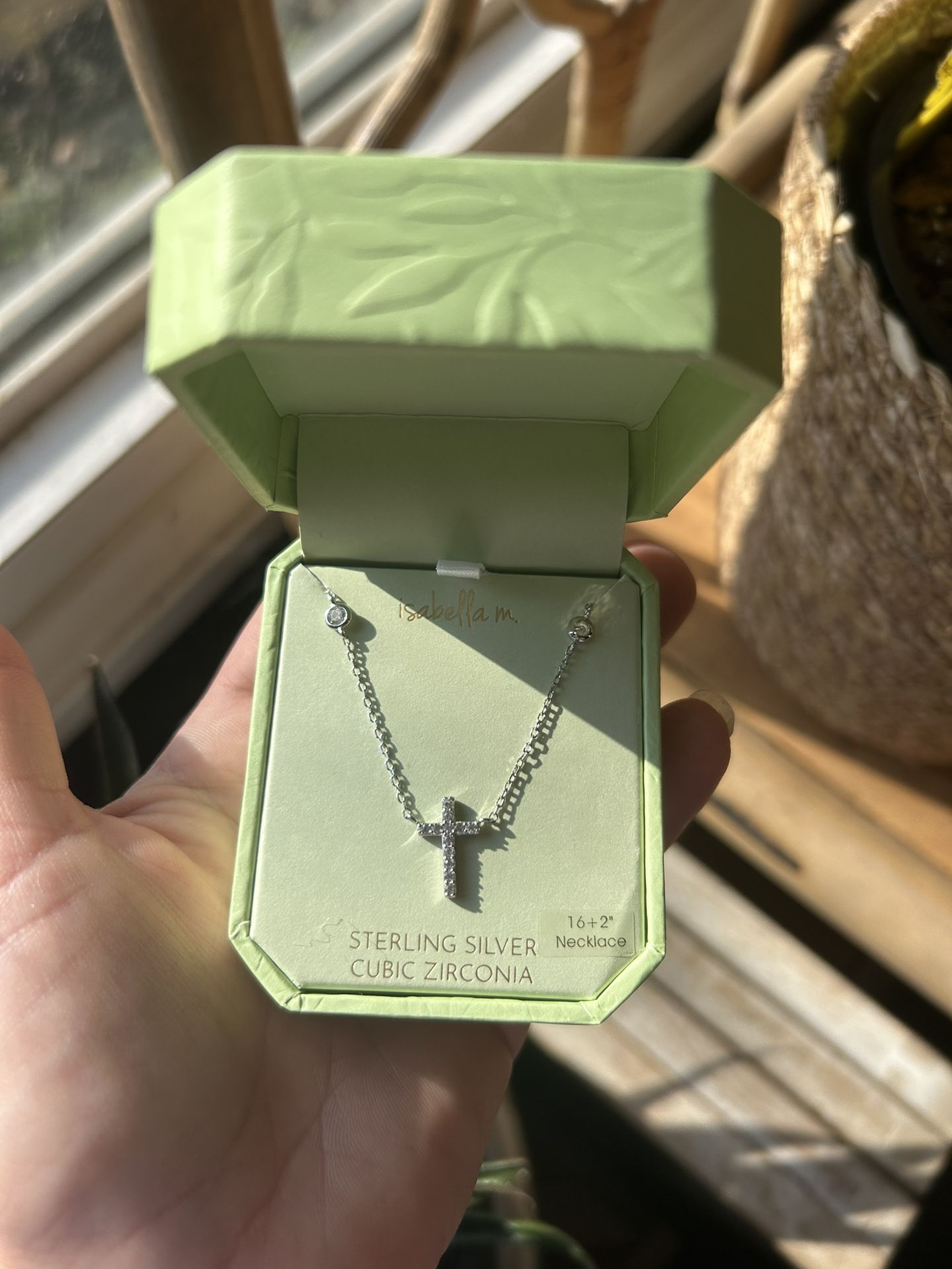 Sterling Silver Cross Pendant Necklace