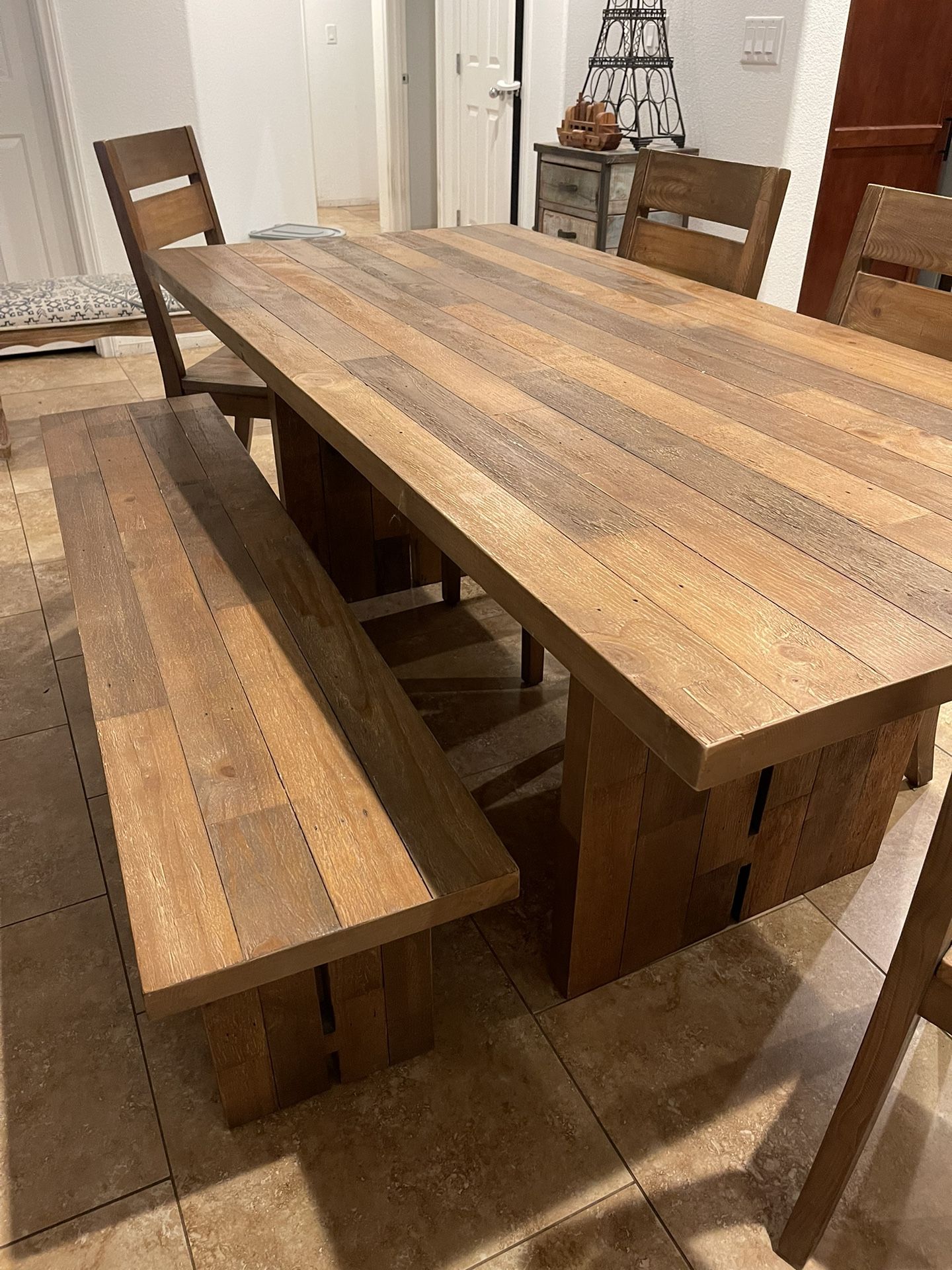 World Market Nolan Dining Set/New Price $500