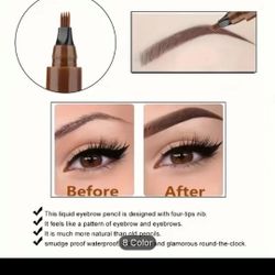 NEW Light Brown Eyebrow  Liquid Pen.  Purchased multiple from Tik Tok accidentally.  Waterproof & Smudge proof!  From a clean and smoke-free household