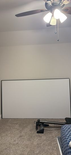 Large Projector Screen with Black Frame