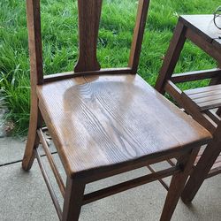 Vintage oak chair