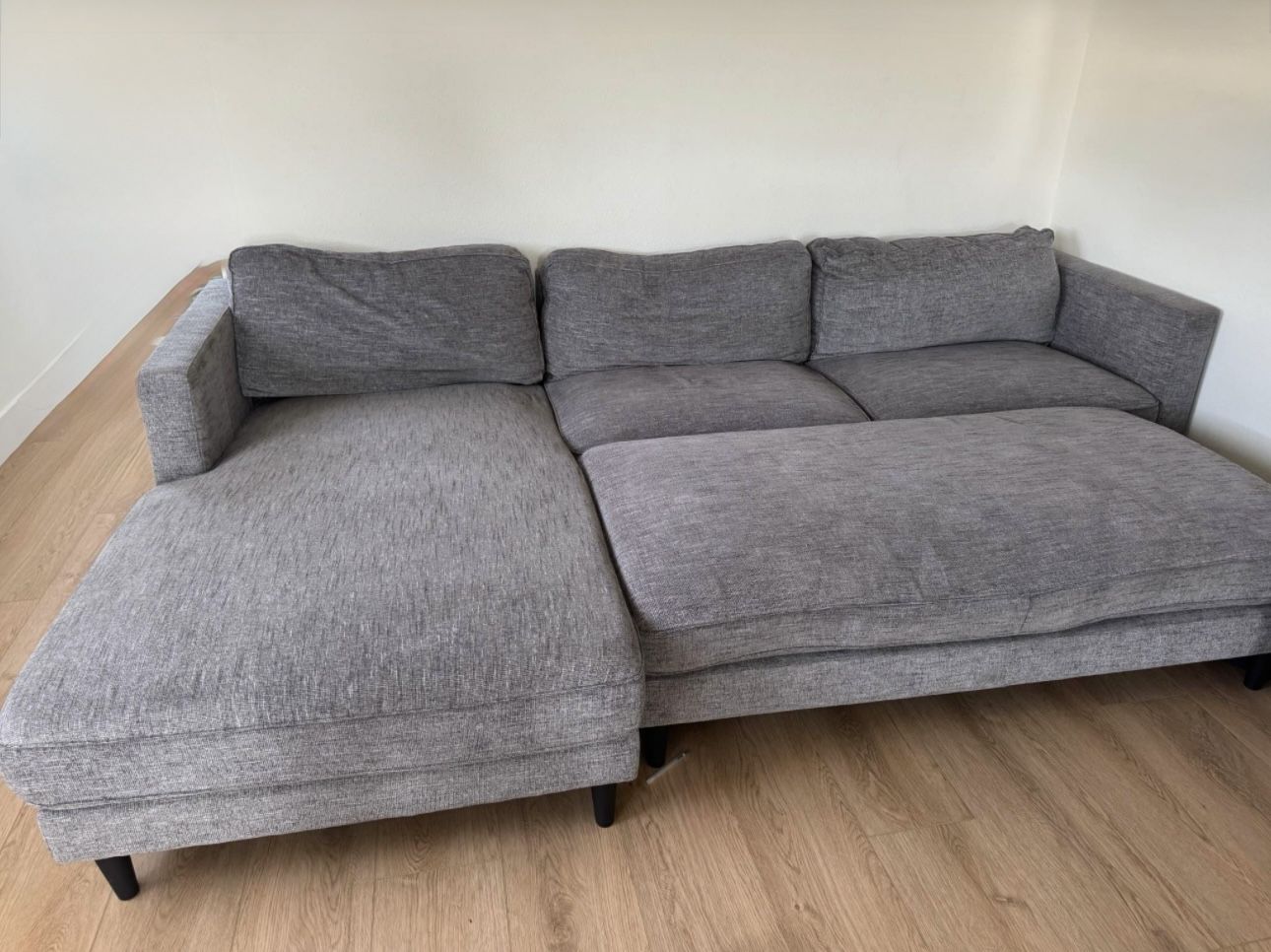 Couch sectional & Ottoman