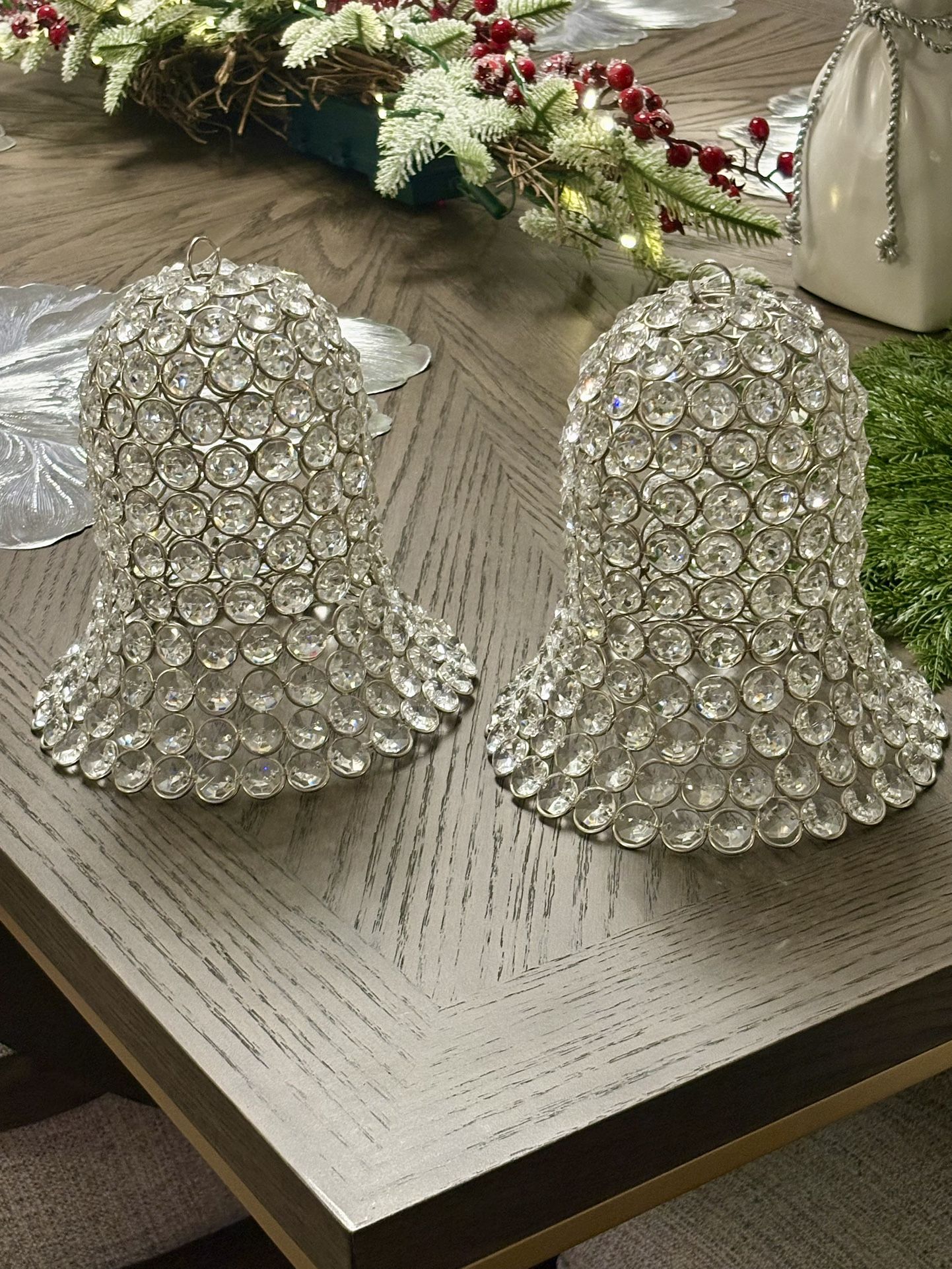 Beautiful Crystal Bells 7” NEW $20/each