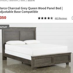 1year Old Queen Bed Set with Nightstand 