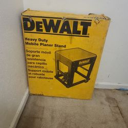 Dewalt Planer Stand.