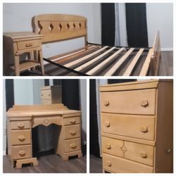 4 Piece Full Size Bedroom Set 