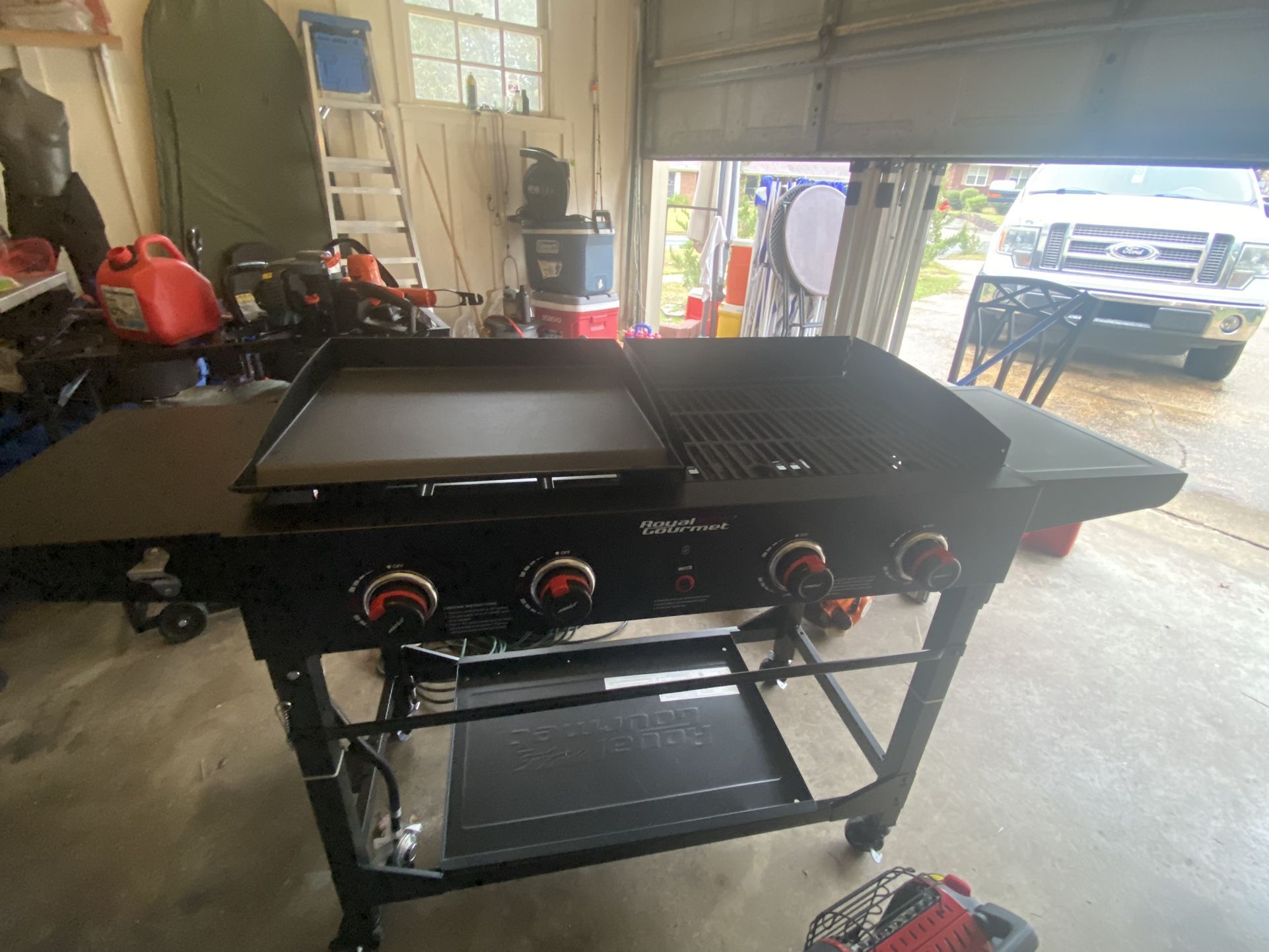 Gas Grill/griddle Combo