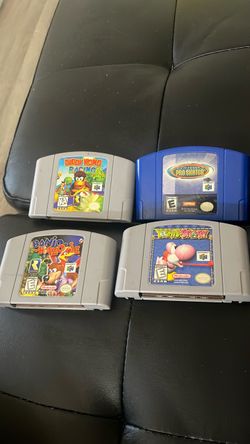 Nintendo 64 Diddy Kong racing Yoshi story, Tony Hawk, pro skater and banjo Kazooie