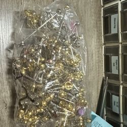Beadable Bar Keychain 