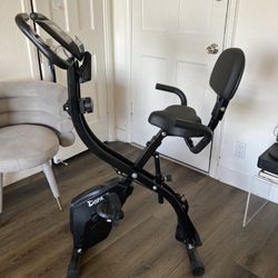 Folding stationary bike