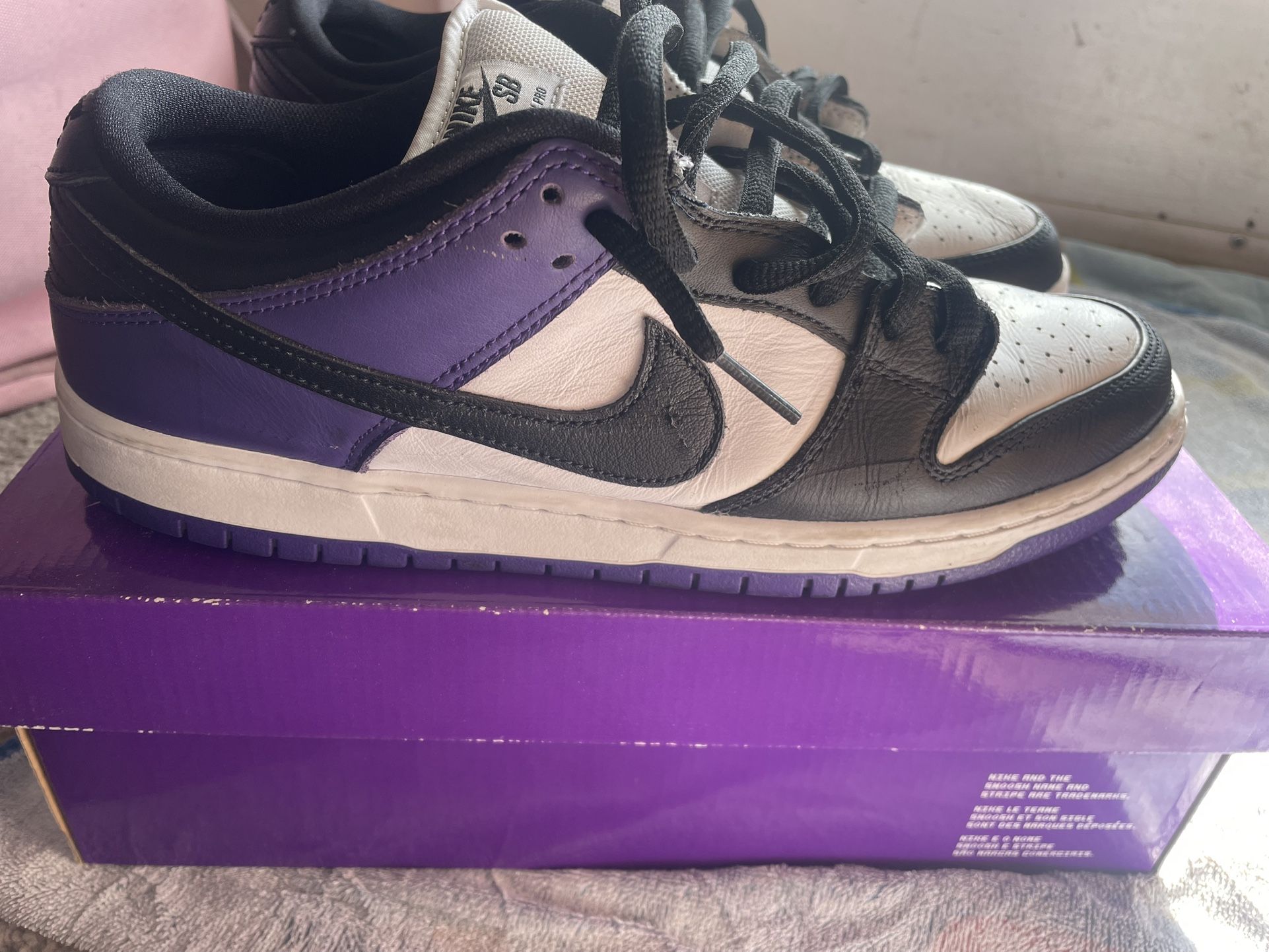 Nike Sb Dunks Court Purple Low