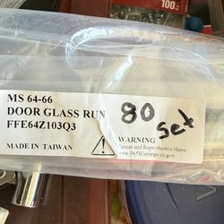 Door glass run mustang 64-66