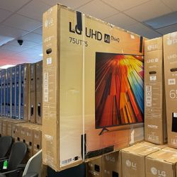 75" LG 4K UHD LED Smart TV (75UT7550) WITH WARRANTY!