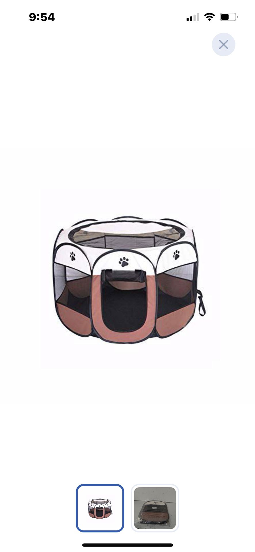 “New”Portable Pet Playpen (Sz Small)
