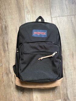 JANSPORT RIGHT PACK BACKPACK BLACK AND TAN