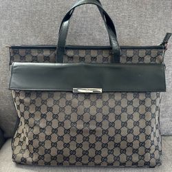 Authentic Gucci Monogram Briefcase