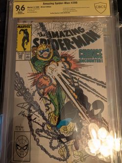 The Amazing Spiderman #298 Autograph David Michelin