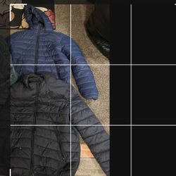 Light Weight Mens / Teen Puff Jackets Set of 2