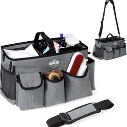 Large Wearable Cleaning Caddy Bag With Detachable Divider