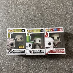 Jack Skellingtons Funko Pops