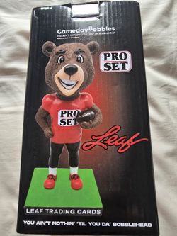 Gridiron Grizzly Bobble Head