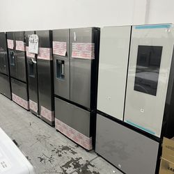 (Counter Depth) Brand New Samsung Bespoke Family Hub 📺 Smart Refrigerator- 24cu