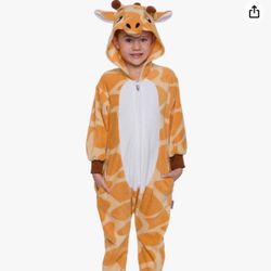 Giraffe One Piece - Plush Kids Animal Costume Jumpsuit by FUNZIEZ!