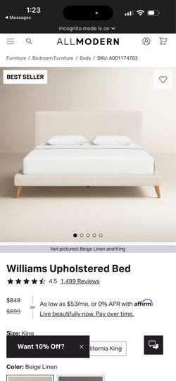 Cal King Bed and Cal King mattress Nectar Hybrid foam and coil
