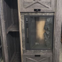 Tv Stand With Chimney 