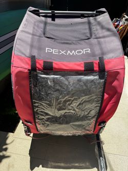 Pexmor bike trailer - red and black