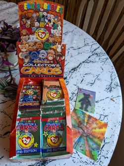 Ty BEANIE BABIES Collector Cards 1999 Series 3 & 4 2nd Edition Box 24 open packs