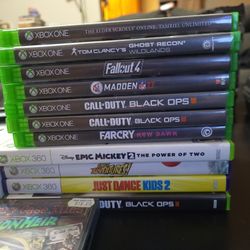 Xbox One And 360 Game Lot