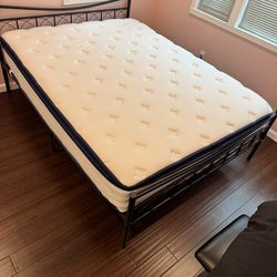 Queen Mattress And Metal Frame