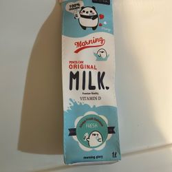 Milk Pencil Case Pandas Kawaii