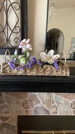 Basket tray. Natural color.