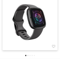 Fitbit Sense 2 Smartwatch - Graphite Aluminum with Shadow Gray Band